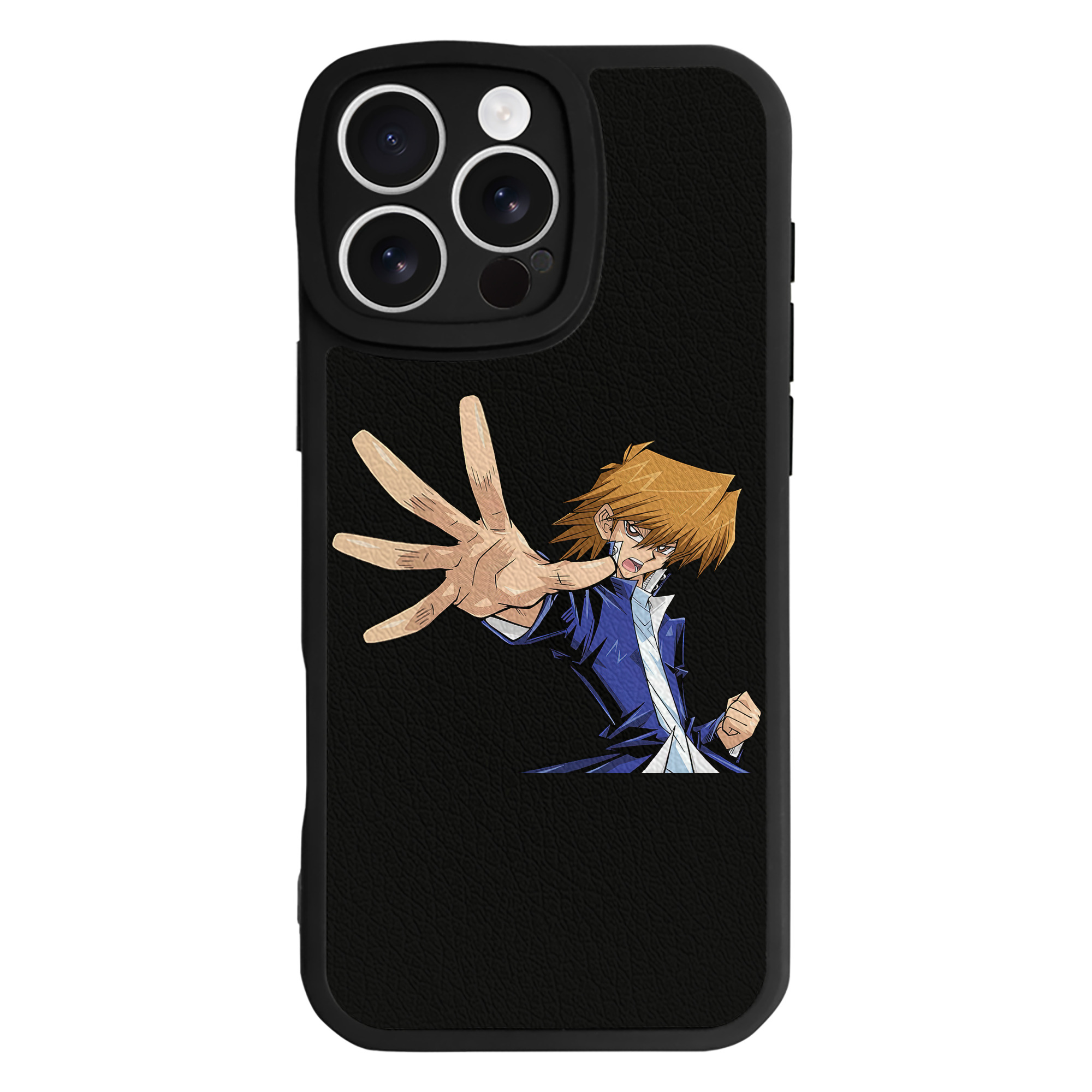 遊☆戯☆王 Yu-Gi-Oh! 【iPhone 16シリーズ対応】シリコンスマホケース（レザー調） 材質：シリコン